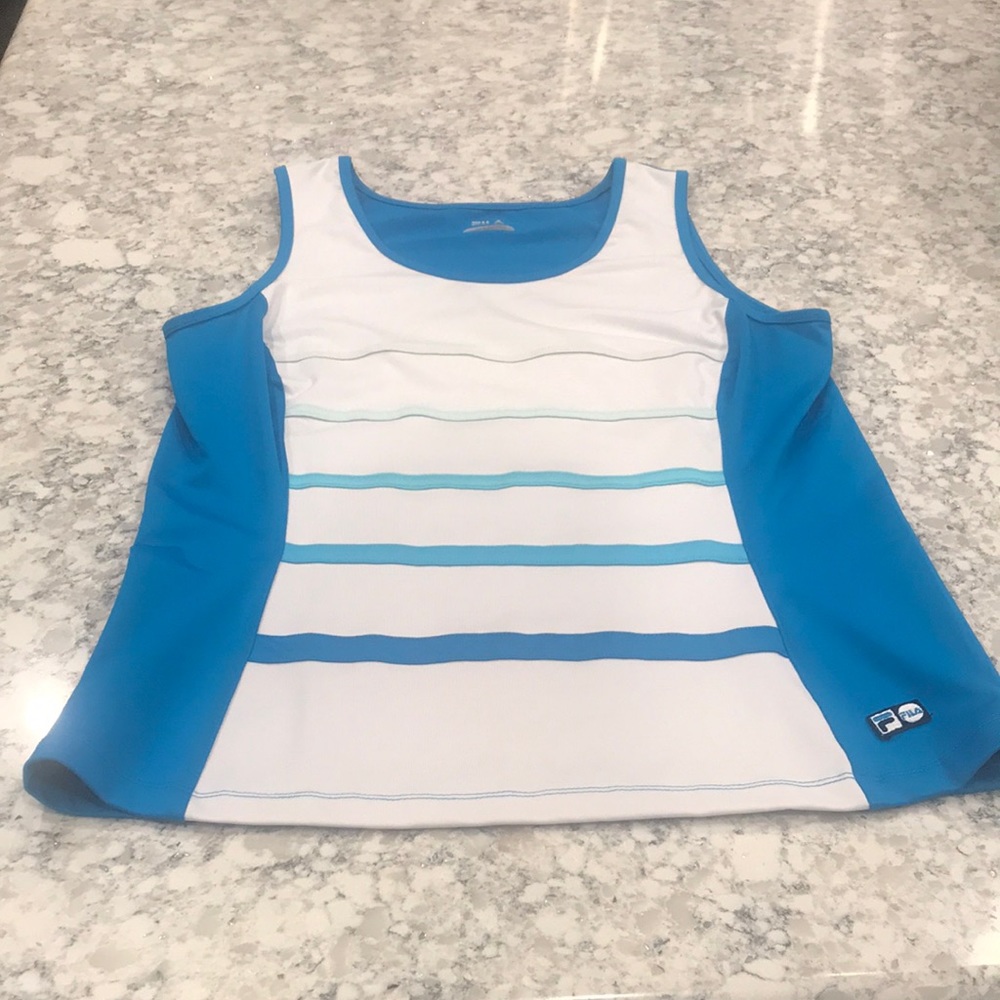 Blue tank